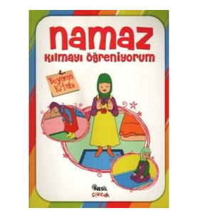 Namaz Kılmayı Öğreniyorum Kız - Boyama