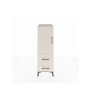 Kronos Dolap Tek Raflı 2 Çekmeceli Tek Kapaklı 44x59x134 Aytaşı-Aytaşı