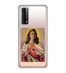 Huawei P Smart 2021 Uyumlu Lana Del Rey Desenli Şeffaf Telefon Kılıfı