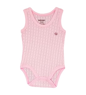 Bebengo Bebek Jakarlı Atlet Badi (Pembe)