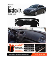 OPEL İNSİGNİA (2008-2013) Uyumlu Torpido Örtüsü Torpido Kılıfı - Siyah