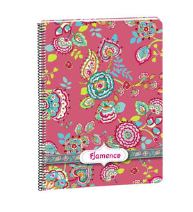 Busquets Flamenco Çizgili A4 Spiralli Defter 80 Yaprak 5105305350