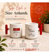 Kişiye Özel Aşk Temalı Kupa Bardak