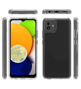 Lexroo Galaxy A04E Kılıf 2mm Anti Shock Silikon - Renksiz