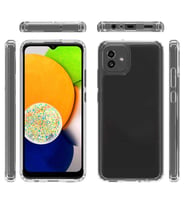 Lexroo Galaxy A04E Kılıf 2mm Anti Shock Silikon - Renksiz