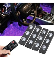 SN-22216 Araç Kabin İçi 7 Renk RGB Müzik Sensörlü Yıldız LED Ambiyans Aydınlatma Seti