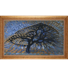 ALTIN ÇERÇEVELİ PASPARTULU TABLO CR1545