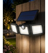 Hareket Sensörlü Solar Bahçe Lambası Güçlü LED Duvar Projektörü