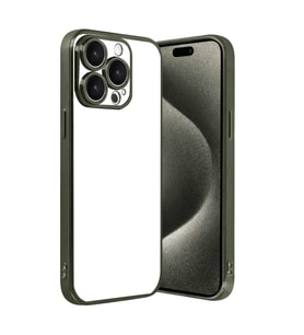 Iphone 15 Pro Max Razer Lensli Silikon - Yeşil