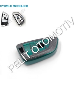 Bmw 1 3 5 7 Serisi Anahtar Kılıfı Süperlüx Yeşil Keyless