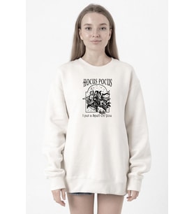 Hocus Pocus I Put A Spell On You Beyaz Kadın 2ip Sweatshirt