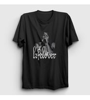 Presmono Unisex Siyah Kim Carlsson Metal Lifelover T-Shirt 453223tt