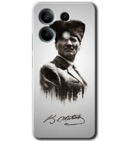 Xiaomi Redmi Note 13 Pro 5G Kılıf HD Desen Baskılı Kılıf - Mustafa Kemal Atatürk