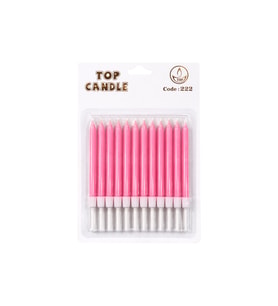 Pastel Mum Seti 8cm 12li Pembe