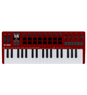 M-VAVE SMK 37 PRO MİDİ KLAVYE KIRMIZI