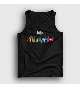 Presmono Unisex Siyah Members The Beatles Atlet 114983tt
