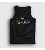 Presmono Unisex Siyah Members The Beatles Atlet 114983tt