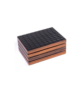 Parmida Humidor  Puro Saklama Kutusu - Siyah/Kahverengi 0165