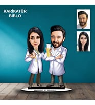 KİŞİYE ÖZEL KİMYAGER TASARIMLI KARİKATÜR BİBLO BB109
