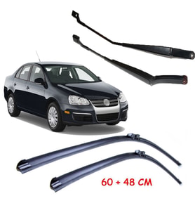 Vw Jetta Ön Silecek Kolu ve Süpürgesi Seti 2006 - 2010