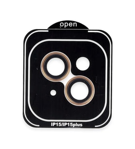 Joko Apple iPhone 15 PVD Metal Kamera Lens - Turuncu