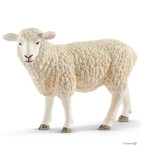 Schleich Lisanslı Koyun Hayvan Figürü 13882 6-7 Cm
