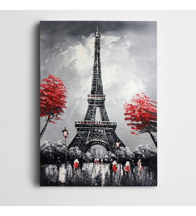 Eyfel Kulesi Kanvas Tablo
