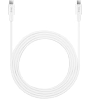 USB-C - USB-C 200cm 65W PD/QC Hızlı Şarj/Data Kablosu Beyaz