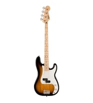 Squier 0373902503 Sonic Precision Bass Gitar (2-Color Sunburst) Akçaağaç Klavye Sunburst Renk ve Hafif Gövde