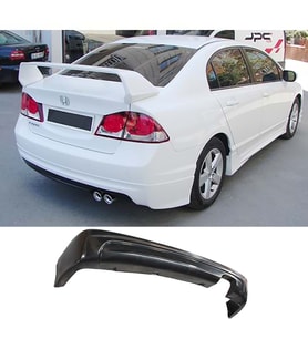 Honda Civic Fd6 Mugen Arka Ek Mat Siyah Sağ Çift 2006-2011 Arka-difizör-bodykit-ek-karlık