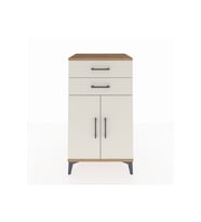 Hyperion Komodin Tek Raflı 2 Çekmeceli 2 Kapaklı 60x44x106 Çam-Aytaşı