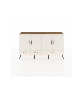 Arges Konsol 6 Raflı 3 Çekmeceli 4 Kapaklı 176x30x99 Çam-Aytaşı