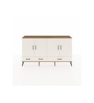 Arges Konsol 6 Raflı 3 Çekmeceli 4 Kapaklı 176x30x99 Çam-Aytaşı