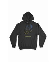 Slava Ukraini Logo Siyah Sweatshirt Hoodie