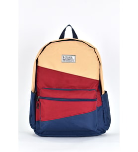 Fossil Unisex Çok Gözlü Günlük Seyahat Okul Sırt Çantası Bordo 9507