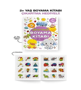 Çıkartmalı Boyama Kitabı 2 Yaş +