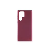 Samsung Galaxy S22 Ultra Uyumlu Kılıf Zore Premier Silikon Kapak (Mürdüm)