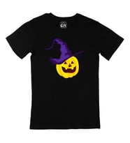Bal Kabağı Hallowen Siyah Tişört