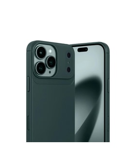 İphone 17 Pro Max Auto Fus Karbon Kapak - Koyu Yeşil