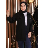 Cepli Kot Ceket Siyah 6034