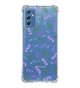 PrintiFy Samsung Galaxy M52 Uyumlu Water Color 3 Baskılı Şeffaf Köşe Korumalı Antişok Kılıf