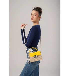 Monallsa Home ÇÇS Kadın YELLOW 17901 Omuz Askılı Çanta