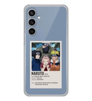 Samsung Galaxy S23 FE Uyumlu Naruto Anime Desenli Şeffaf Telefon Kılıfı
