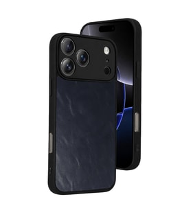 Apple iPhone 17 Pro Aras Deri Kapak - Lacivert