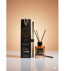 Platin Amber Bambu Çubuklu Oda Kokusu 100ml