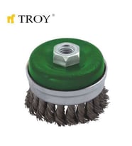 TROY 27708-75 Burma Telli Kuşaklı Çanak Fırça (75mm) (Çok Renkli)