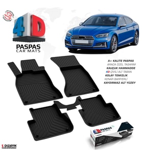 Drs Tuning Drs Tuning Audi A5 4D Havuzlu Paspas 2017 ve Üzeri A+Kalite