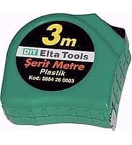 ELTA PLASTİK ŞERİT METRE 3 METRE (Karışık)