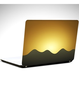 Gün Batımı Laptop Sticker 12 İnch (29X24CM)