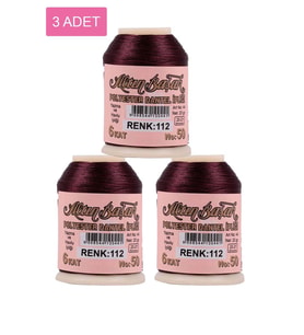 Northcity 3 Adet Altınbaşak Oya ve Dantel İpi 20 gr - Royaleks - No: 112